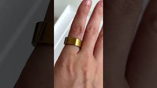 Unboxing the Ultrahuman Ring AIR in Bionic Gold ReganShorter [upl. by Eillak65]