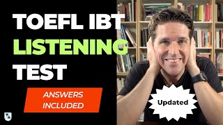 TOEFL iBT Listening Test with Answers 10 [upl. by Ikciv236]