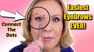 Easy Eyebrow Tutorial for Beginners amp Women 40 to 65 [upl. by Avie]