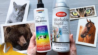 How to Use Fixative without Ruining your Artwork [upl. by Nerrad]