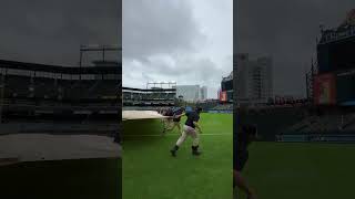 POV Taking the tarp off the field in the Postseason [upl. by Eitak]