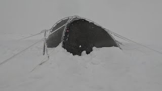 Camping in a Scottish winter up Lochnagar in the Nortent Vern 1 [upl. by Chow]