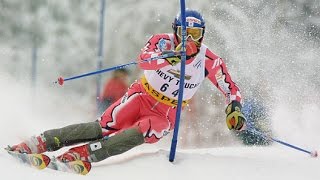 Bib 64 Ivica Kostelić wins slalom Aspen 2001 [upl. by Hnahc813]