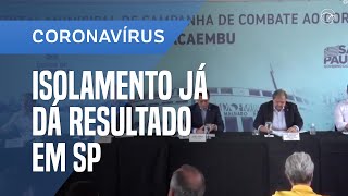 CORONAVÍRUS ISOLAMENTO SOCIAL JÁ DÁ RESULTADO EM SÃO PAULO  ÍNTEGRA DA ENTREVISTA COLETIVA  2703 [upl. by Cousin]