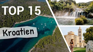 KROATIEN URLAUB  TOP 15 Sehenswürdigkeiten amp Tipps für deine Reise [upl. by Yule672]