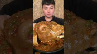 Delicious big size pigs head daily mukbang short [upl. by Semmes584]