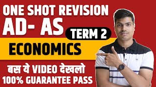 Determination of income amp Employment  AD AS One Shot Revision  12 Marks in 1 Video 12 Eco Term 2 [upl. by Brass]