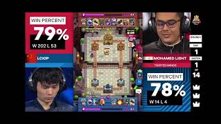 word finale clash royale Momo light vs lciop CRLWF24 [upl. by Pressman]