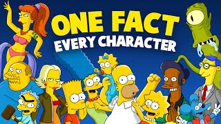 1 Fact About Every Simpsons Character 170 Characters [upl. by Agler]