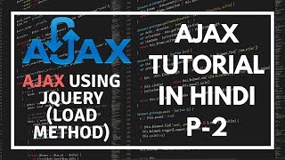 AJAX tutorial for beginners in Hindi Part 2 Get data from Server using load method in AJAX JQUERY [upl. by Coleman]