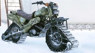 Fantastic Tracked Motorcycles [upl. by Ileak]