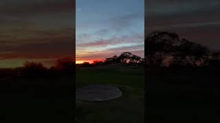 Golden hour at Kierland Golf Club in Scottsdale Arizona GoldenHour golflife golfcourselife [upl. by Cusick]