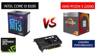 Ryzen 3 2200G vs i3 8100  GTX 750 TI 2GB  Benchmarks Comparison [upl. by Nanoc988]