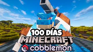 Sobreviví 100 DÍAS en el NUEVO MOD de POKÉMON en Minecraft Cobblemon [upl. by Negem233]