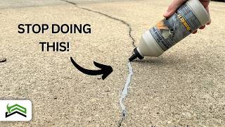 Don’t Make These Errors Sealing Small Concrete Cracks Correctly [upl. by Bohun]