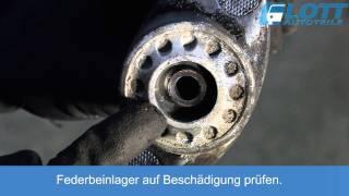 VW Golf 4 Stoßdämpfer Wechsel Hinterachse Videoanleitung [upl. by Rehpotsyrk890]