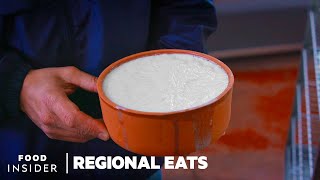 How Authentic Greek Yogurt Is Made  Regional Eats [upl. by Odrick]