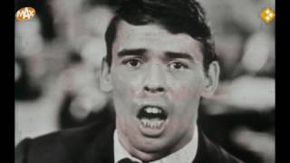 Jacques Brel breaks his guitar after performing quotQuand on a que lamourquot [upl. by Hillyer]