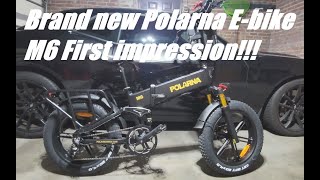 Brand new Polarna Ebike M6 First impression [upl. by Ycrad]