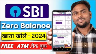 SBI Account Opening Online  Zero Balance  SBI Zero Balance Account Opening Online 2024 [upl. by Carolyne]