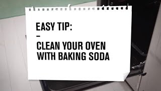 Zanussi Easy Tips Clean your oven with baking soda [upl. by Enehs]