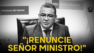 Ministro del Interior no soportó y terminó huyendo de la prensa cusqueña que no se quedó callada [upl. by Abra]