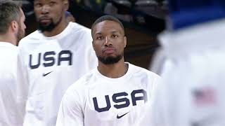 Damian Lillard Team USA Exhibition Highlights [upl. by Leonelle505]