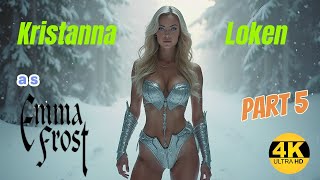 KI  AI generated Kristanna Loken as Emma Frost Part 5 [upl. by Risley]