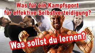 ⚠️Welche Kampfsportart ist die beste für effektive Selbstverteidigung ❓ [upl. by Argile]