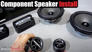 Component Speaker Installation  AnthonyJ350 [upl. by Ynaittirb]