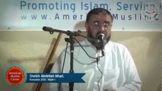 Sheikh Abdellah Nhari Ramadan 2012  Night 01 [upl. by Aciram]