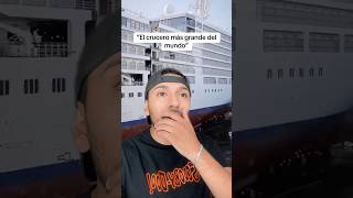 El crucero más grande del mundo sabiasque curiosidades shorts [upl. by Nyladnar]