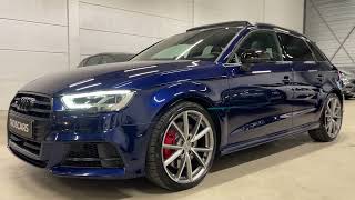 Audi S3 Sportback 20 TFSI quattro 2019 Navarra Blue [upl. by Cherri731]