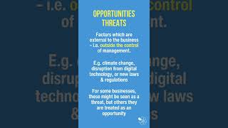 SWOT Analysis  60 Second Business [upl. by London3]