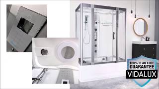 Whirlpool Bath amp Steam Shower Pod All In One [upl. by Eidas]