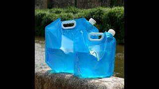 Outdoor Water Bags Foldable portable Drinking Camp Cooking Picnic BBQ Water Container Bag Water Tank [upl. by Kling]