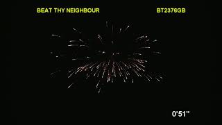 Beat Thy Neighbour Display Kit From Brothers Pyrotechnics [upl. by Laurita]