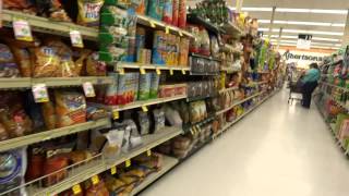 American Grocery Store Food Market Albertsons USA Supermarket Video Review [upl. by Vitek]