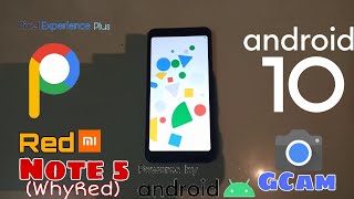 Instal Pixel Experience Plus Android 10 Di Redmi Note 5 WhyRed  GCAM 7 [upl. by Hakon]