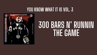 THE GAME  300 Bars N Runnin GUnit Diss Lyric Video [upl. by Hicks]