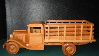 1929 Ford Stake Bed Truck Model [upl. by Eiggam60]