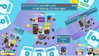 180 Days Lock Disintegrates I Got Rare Name World For Free  Growtopia  Inactivelock [upl. by Neros215]