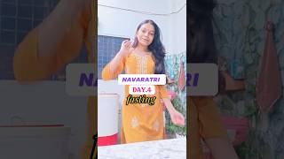 Mini Vlog  Navaratri Day4 What I eat in a DAY fasting trending trendday4 decoration [upl. by Nodnarb455]