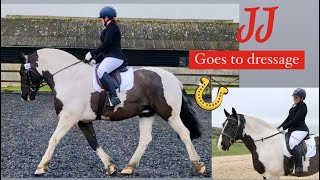 JJ goes to dressage prelim 14 amp novice 28 at Queach Farm [upl. by Jessalin]