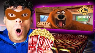 NE JAMAIS REGARDER LE FILM GRIZZY LE DOUDOU A 3H00 DU MATIN  grizzy le doudou dans la Vraie Vie [upl. by Chatwin]