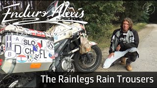 Useful Motorcycling Kit Episode 6 The Rainlegs Rain Trousers with Alexis Cardes [upl. by Miyasawa]