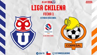 UNIVERSIDAD DE CHILE vs COBRESAL  LIGA CHILENA 2024 FECHA 1 [upl. by Anurag938]