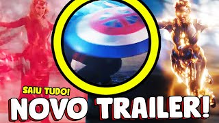 NOVO TRAILER DOUTOR ESTRANHO 2 NO MULTIVERSO DA LOUCURA CONFIRMOU CAPITÃ CARTER E CAPITÃ MARVEL [upl. by Mayhs]