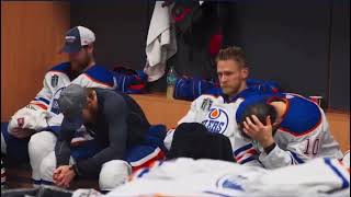 Oilers Locker Room After Game 7 Loss [upl. by Sanoj]