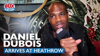 Daniel Dubois Airport Exclusive Fires Shots At Anthony Joshua About Rematch [upl. by Lee]